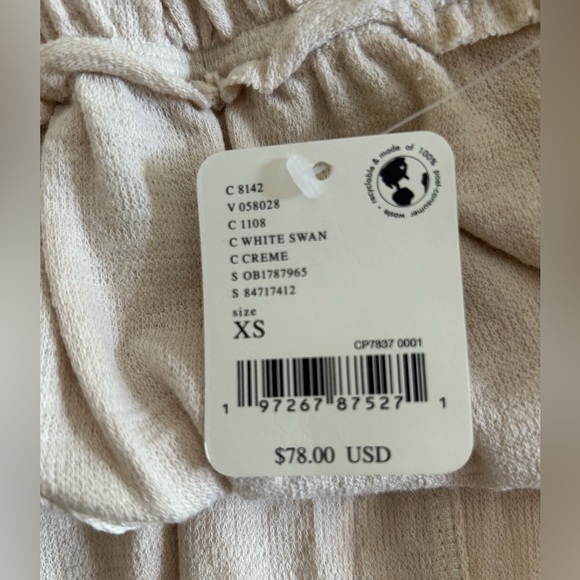 ***SOLD***FREE PEOPLE NWT Beach Pants Natural Color Size XS - Picture 8 of 8
